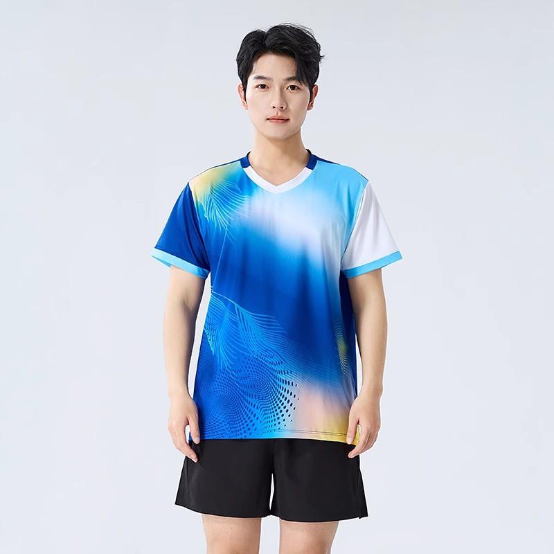 Lightweight Breathable Quick-Dry Sport T-Shirt Badminton Tennis Table Unisex Athletic Wear