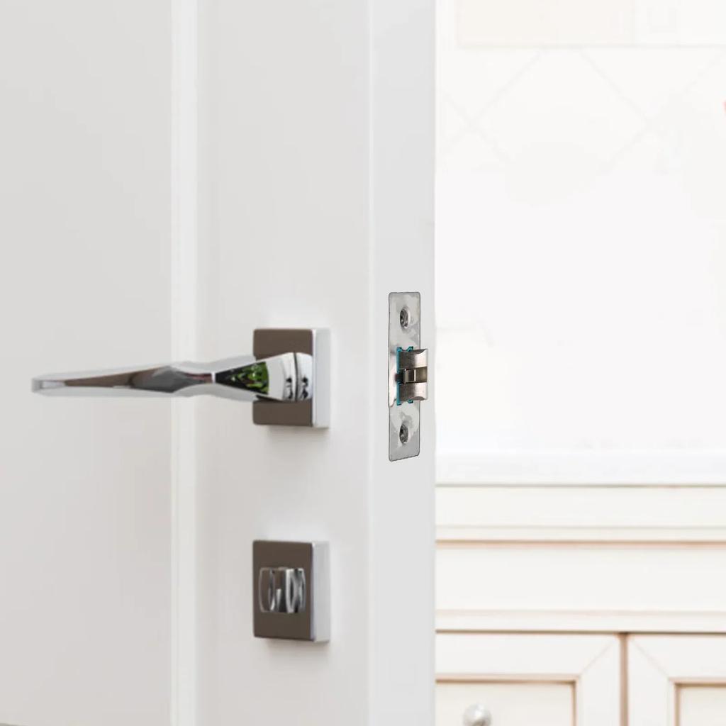 Door Hardware Tubular Latch Zinc Alloy For Nsprung Door Reversible Right Handed Rotatable Tubular Tenon Unsprung Door 40mm