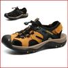2025 Big Size 48 47 Cowhide Soft Soled Beach Shoes Outdoor Men's Casual Sandals Men Fashion Outdoor Hiking Shoes