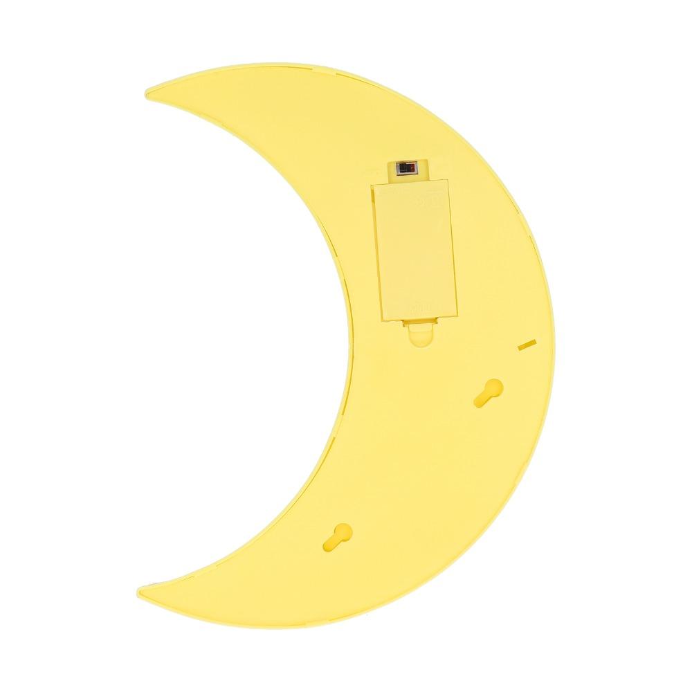 Crescent Moon Night Lamp Moon Shaped Ambient Lamp Decorative LED Night Light  Nursery Room