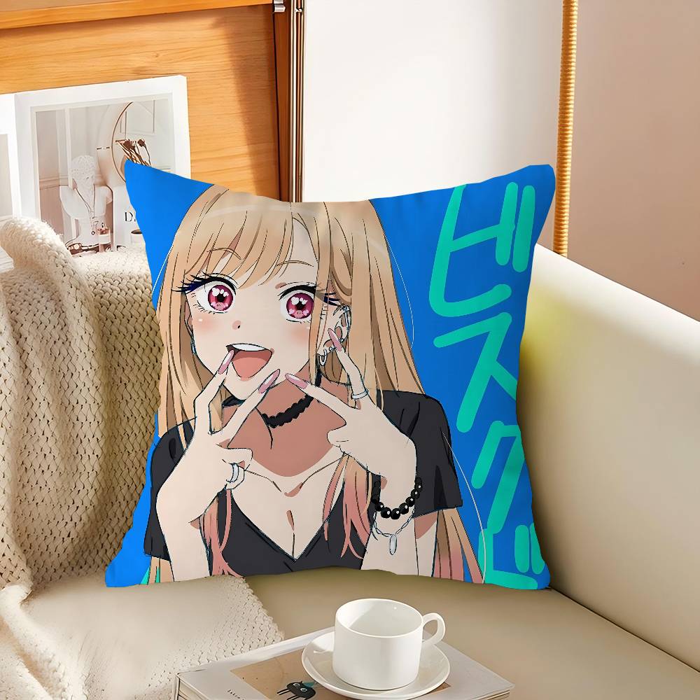 M-marin Kitagawa Cushion Cover Pillow Cover Decor Pillowcase Printed Cushion Case For Couch