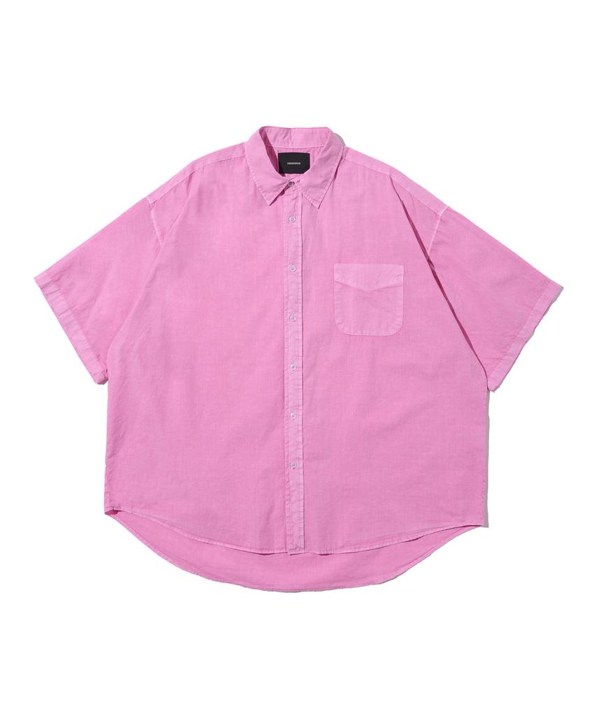 CARGOBROS Cb Pigment Short Sleeve Shirt (Pink)