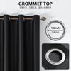 High-precision blackout curtains, simple solid color 110gsm finished curtains