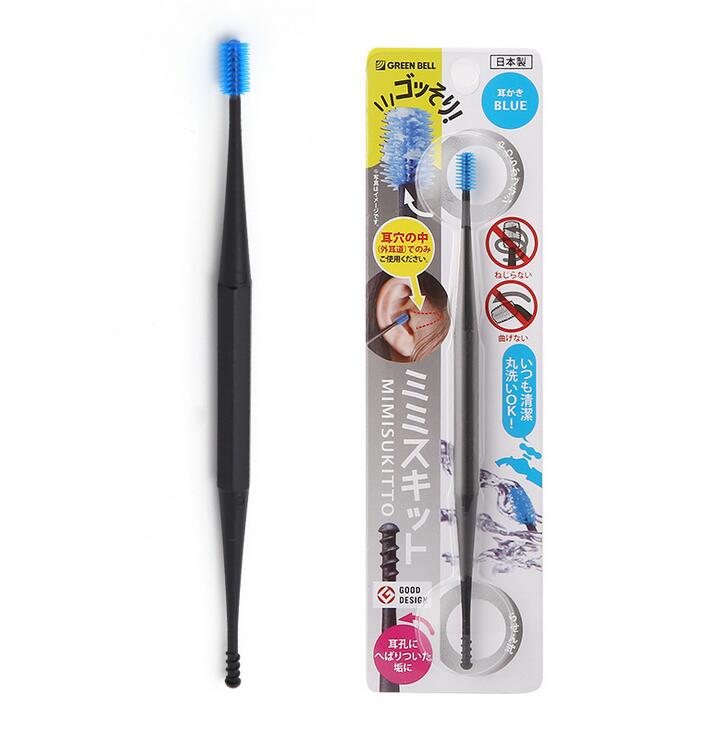New style Ear Pick, Ear Wax Removal Tool, Ear Cleaner Silicone Spoon Cap Ear Spoon Reusable Spiral Ear Picker, Adults & Kids