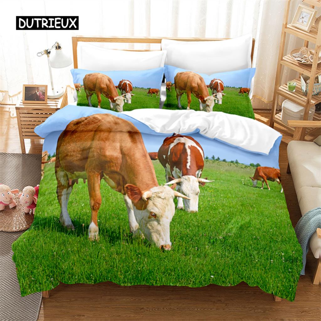 Schöne Tiere Bettwäsche Set Bettbezug Set 3D Bettwäsche Digitaldruck Bettwäsche Queen Size Bettwäsche Set Mode-Design