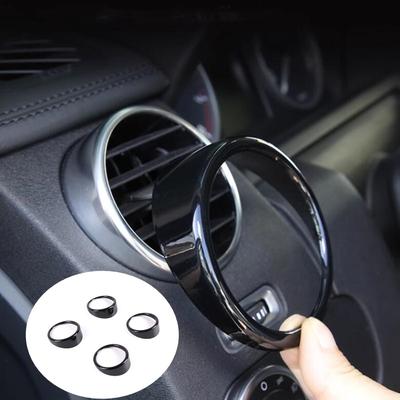 Car Interior Centre Front Air Conditioning Vents Outlet Decoration Trim Ring For Land Rover Discovery 4 2010-16 Car