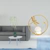 Elegant Wall Art And Crystal Ball Metal Sculpture Figurine for Bedroom Living Room Office Decor