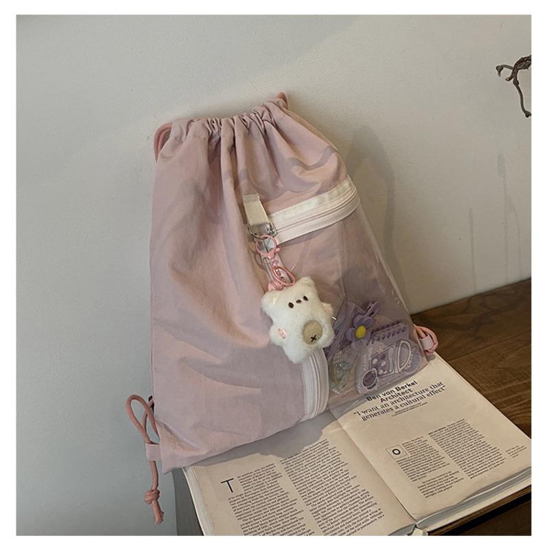 Large capacity bag women's spring summer new casual canvas commuting high-end backpack