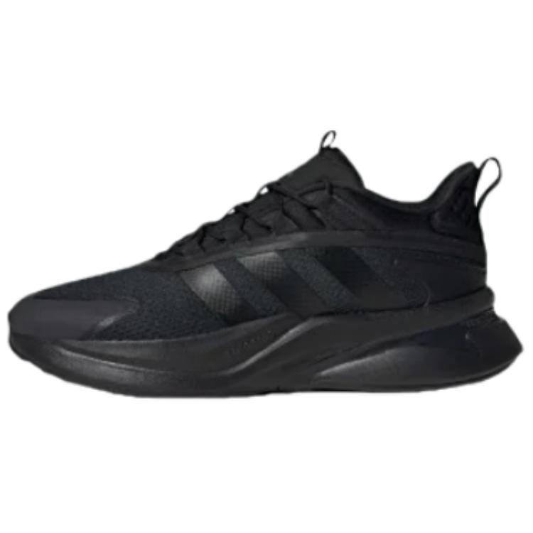 Adidas Alphabounce Alpharesponse Fashion Versatile Non-Slip Durable Low-Top Casual Shoes Men Sneaker Black IE6343