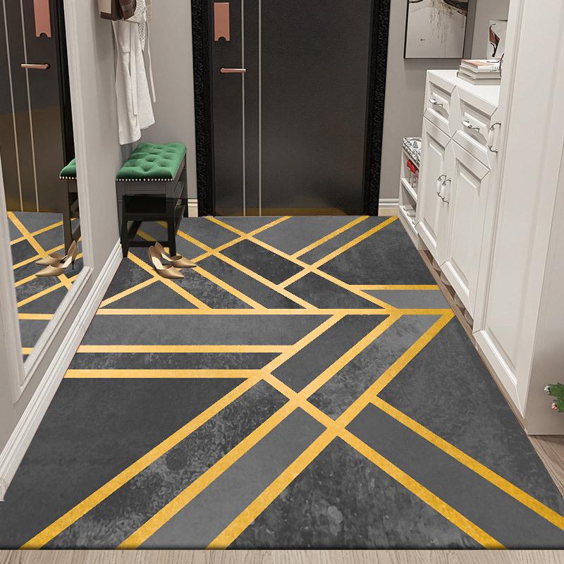 Home Floor Mat Entrance Carpet Bedroom Bedside Easy To Maintain Living Room Bathroom Simple Foot Mat