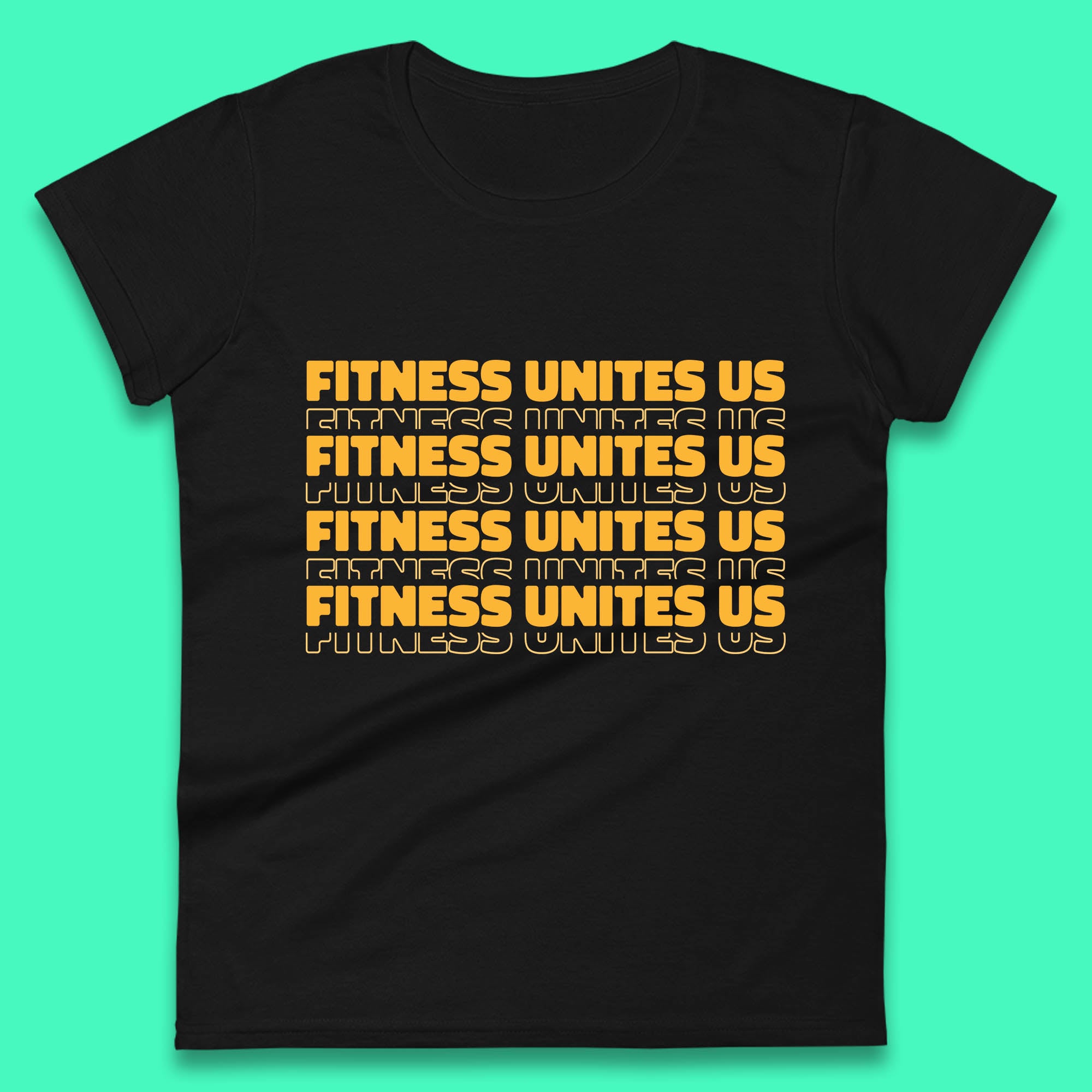 Fitness Unites Us National Fitness Day Gym Day Fitness Workout Womens Tee T Shirt Mens Tops Unisex Top M