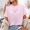Comfort Colors Auntie Shirt: Coquette Bow, New Aunt Gift