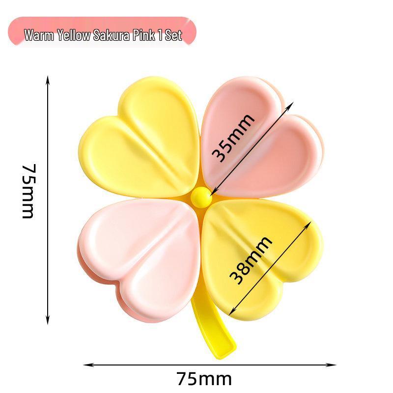 Four-Leaf Clover Magnetic Seal Clip for Kitchen Packaging: Moisture-Proof, High-Value Fridge Magnet