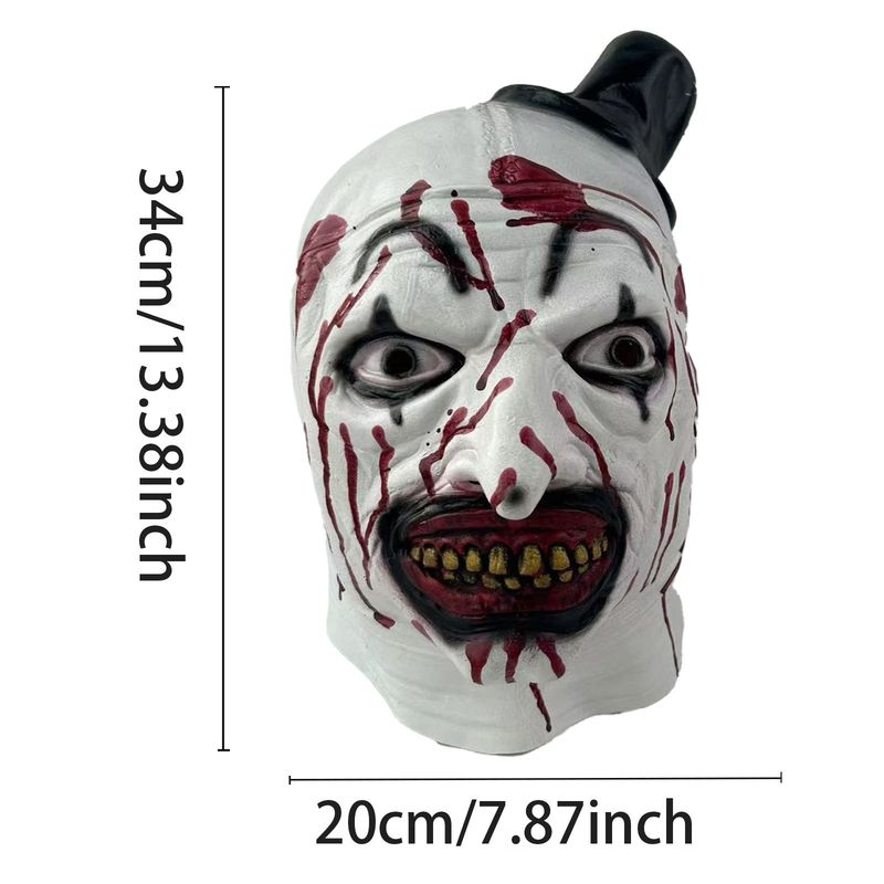 

Halloween Costume Accessories Broken Soul Clown Cross-Border Hot Products Halloween Latex Mask In Stock Broken Soul Clown Standard