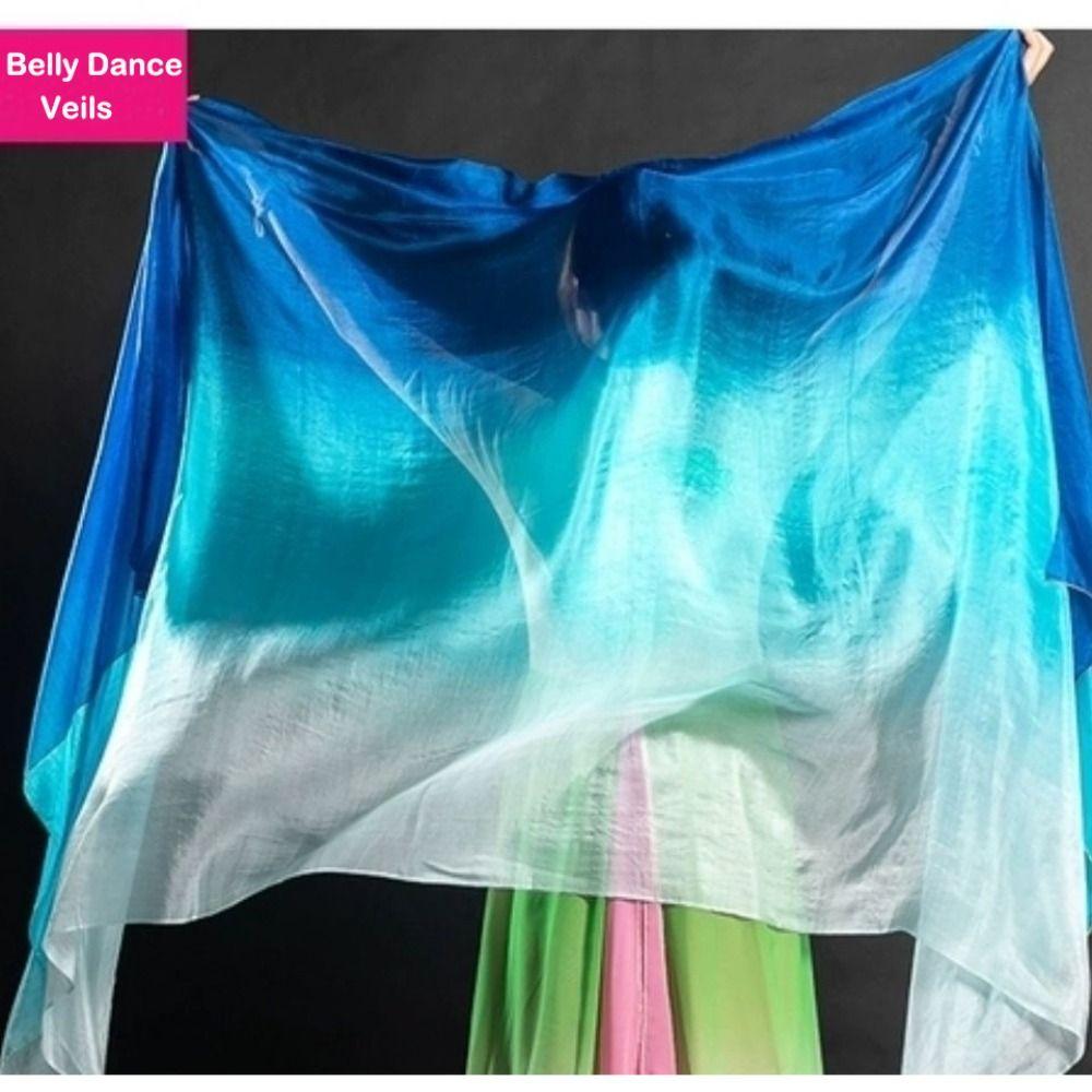 Long Latin Belly Dance Shawls Light Texture Dancing Scarf Turban Hijabs Costumes Accessories