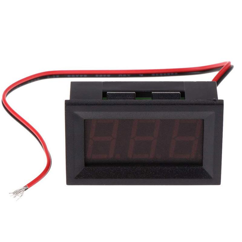Digital Voltmeter DC 4.5V To 30V Digital Voltmeter Voltage Panel Meter Red For 6V 12V Electromobile Motorcycle Car
