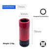 Drive Impact Wrench Sockets Set Sleeve Durable Plastic Locking Nut Removal 15mm 17mm 19mm 21mm and 22mm Wheel Protector Motor
