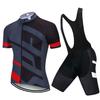 Short Sleeve Strap Set Cycling Suit Men's and Women's Moisture Absorbing and Breathable Sweating Bicycle Suit 2026 Summer Breathable Cycling Suit Set
