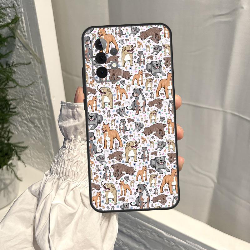 

Pitbull Dog Case For Samsung Galaxy A15 A35 A55 A54 A34 A14 A13 A23 A33 A53 A52 A32 A12 A56 A36 A16 A17 Samsung A06