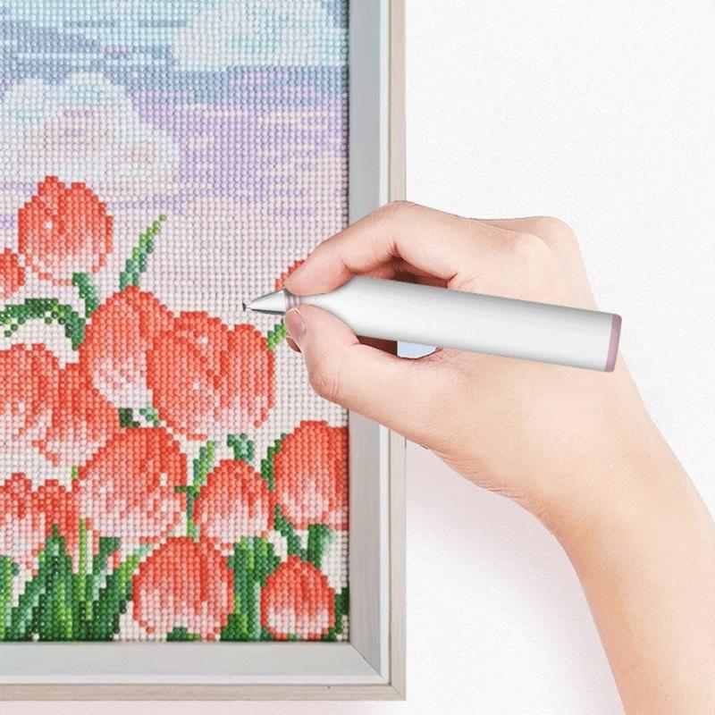 Electric Jewel Painting Pen Cordless Vacuum Jewel Art Pen Low Noise 3 Speed Adjustable Rechargeable Lightweight Pen