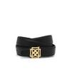 DakS Black 4d Gold Buckle Hook Leather Women S Belt Dbbe6e778bk