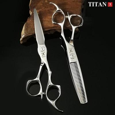 TITAN ciseaux de coiffeur professionnel outils de barbier Salon de coupe de cheveux ciseaux de coiffure ciseaux à cheveux