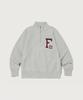 Reverse Weave Blu-Tack Loose Fit Half Zip Sweatshirt Normal Grey