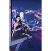 Suit Mesh Patchwork Halter Bra Sexy European and American Sports Fitness Yoga High Waist Tight Peach Hip Raise Pants