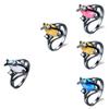 Wish Black Gold Oval Cz Ring With Water Drop Shape For Womens Fashion Accessory