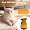 2pcs Mini Cat Whisker Vases Glass Cats Whiskers Holder Miniature Flower Jars Holding Cat Whiskers Or Small Flowers Home Decor