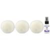 Wool Dryer Balls with Aroma Blend, Lavender, 3 Wool Balls & 1 Aroma Blend, 8.5 Oz