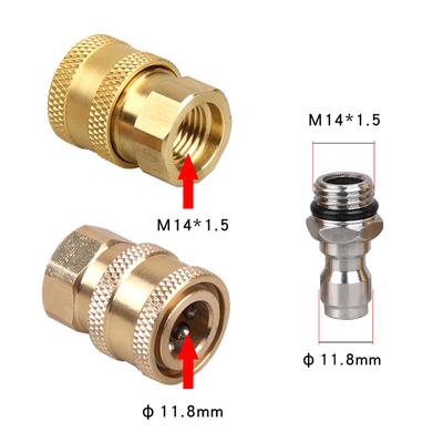 Car Washer Foam Lance Connector 1/4 Inch Quick Connect Socket And Quick Connect With Female M14 For Pressure Washer Water Gun