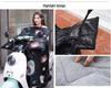 Thickened Waterproof Fleece-lined Windshield for Electric Vehicles - Cold-Proof Cover for Spring, Autumn, and Winter