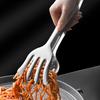 Heat-Resistant Stainless Steel Tongs for Cooking, Perfect for Barbecues, Frying, And Serving Steak, Bread, And Salads