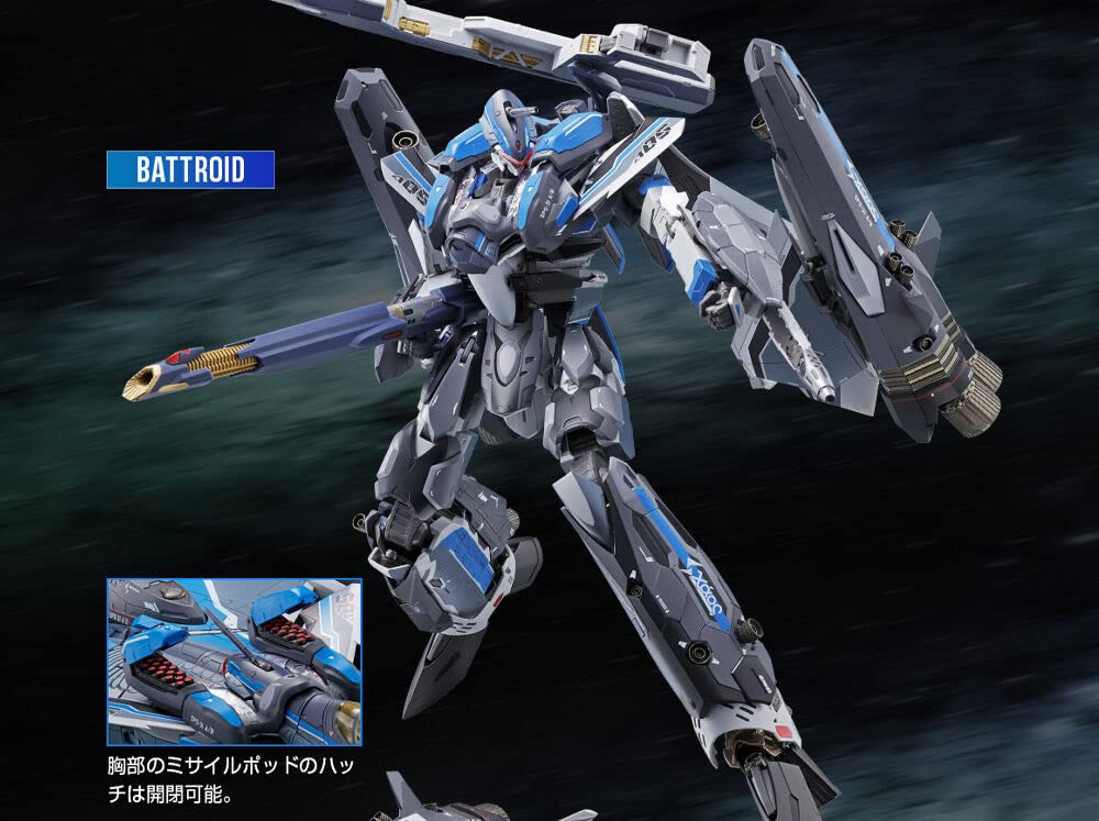 Macross Delta the Absolutely DX Chogokin Kairos Plus Immelmann Super Parts Set Movie Live!!!!!! VF-31AX (Hayate Custom)