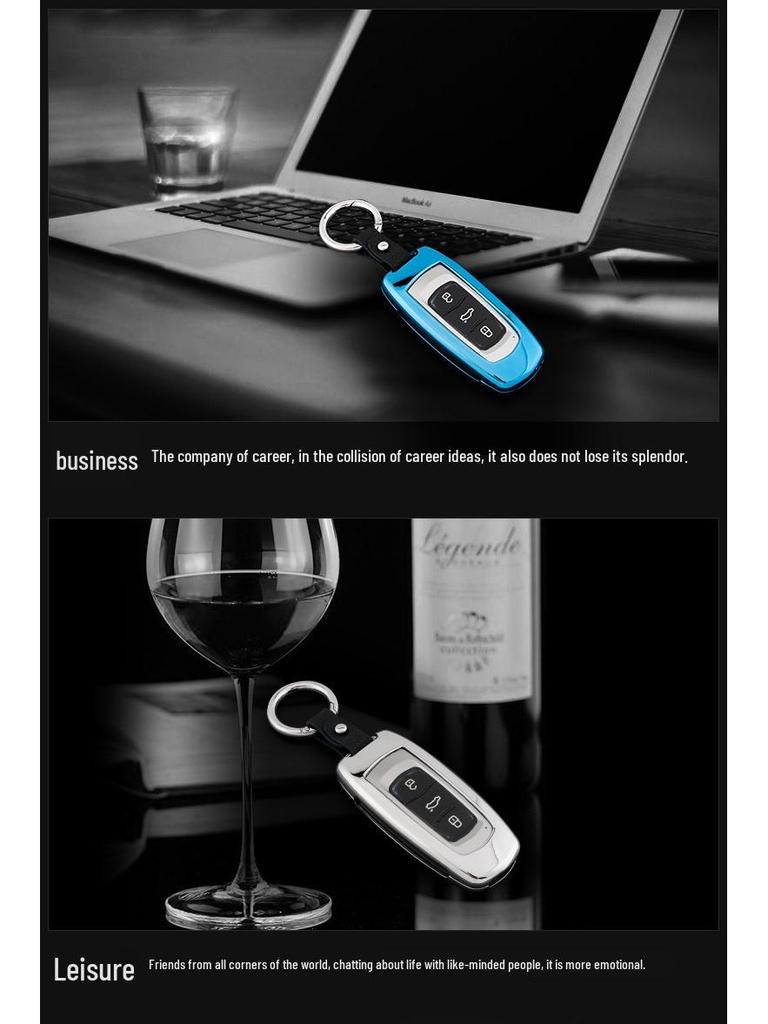 Metal Key Case for Geely GL, Boyue, and Emgrand Models
