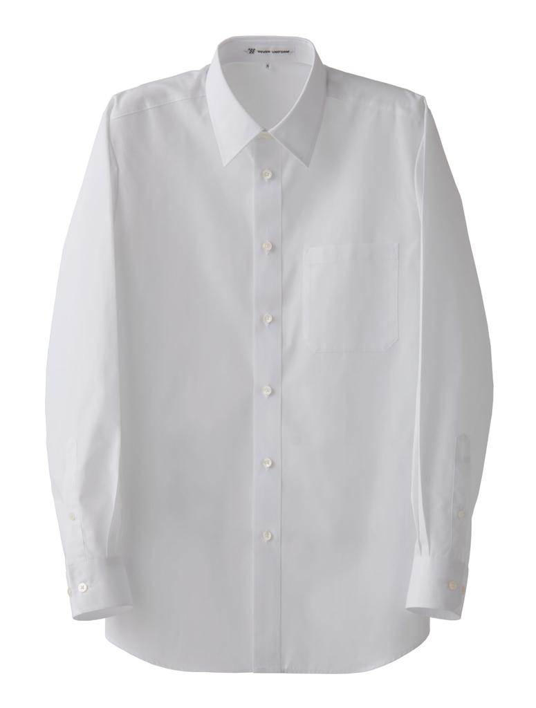 Seven Uniform CH4446-0 Antiviral Shirt, Long Sleeve, White, Size M