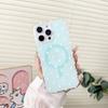 Transparent Candy Colored Polka Dot Hard TPU For Magsafe Phone Case For iPhone 16 14 Pro Max 15 13 Wireless Charge Bumper Cover
