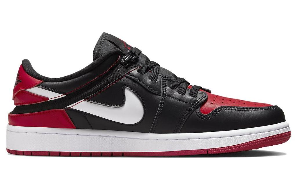 Jordan 1 Low FlyEase Black White Gym Red DM1206-066