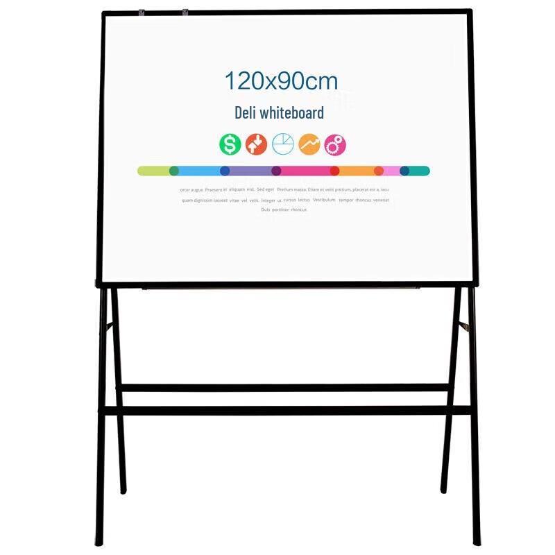 Deli 8784 Magnetic A-Frame Whiteboard 90x120cm