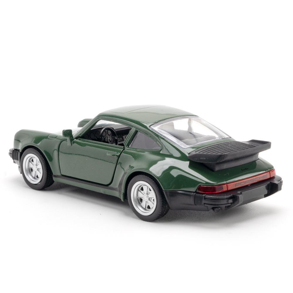 (Boxed) 1:36 Porsche 911 Turbo 1978 Alloy Model Car Ornament - No Sound or Light