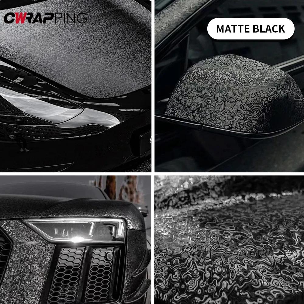 Car Sticker Glossy Matte Protective Films Ghost Black Silver Sheet Cabinet Door Handles Computer Laptop Furniture DIY Stickers