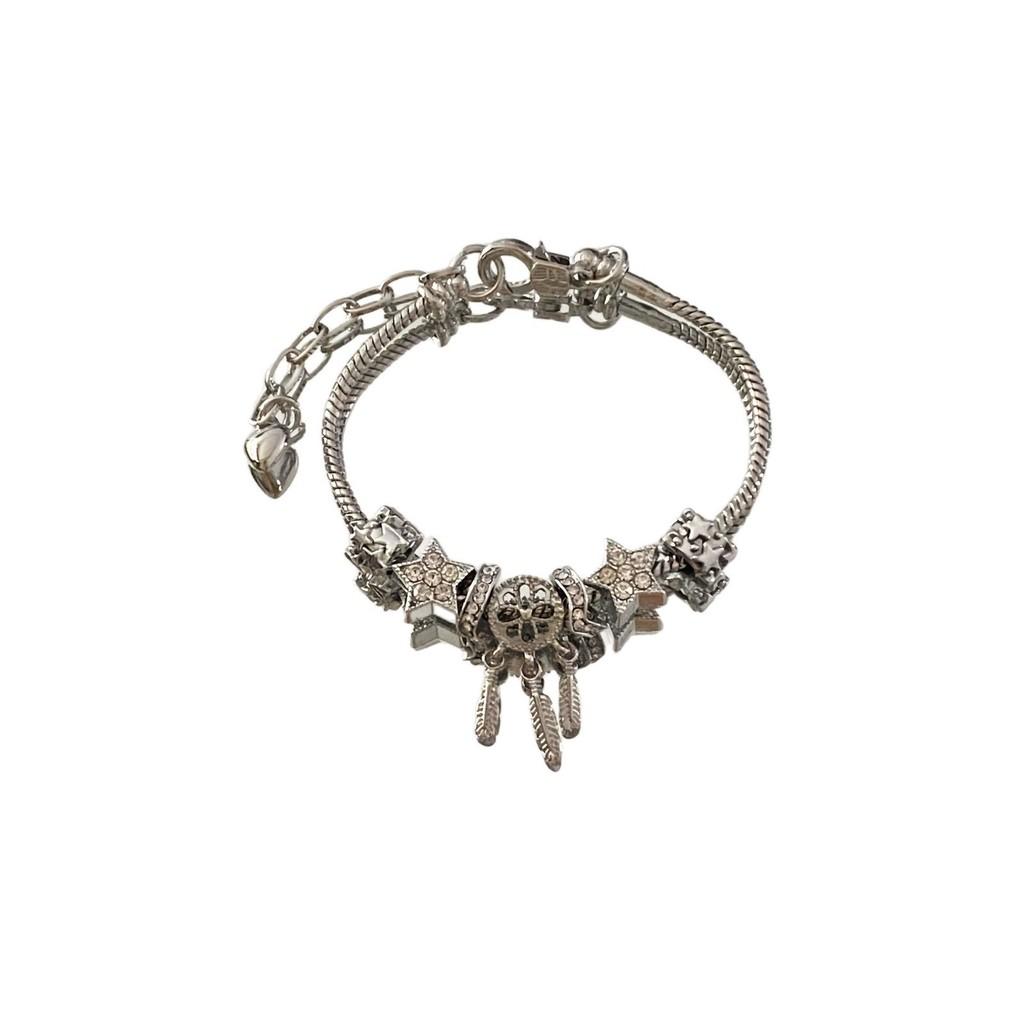 Hand Jewelry Pearl Fish Tail Dreamcatcher Beaded Bracelet For Women And Men