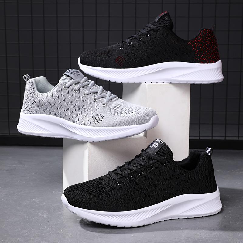 Spring and Autumn Men's Shoes New Year's Running Shoes Men's Sneakers Mesh Ultra Light Shoes Summer Men's Casual Shoes