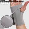 1Pcs Steel Plate Wrist Brace Adjustable Support Breathable Sprain Relief Double Strap Palm Brace for Pain Relief
