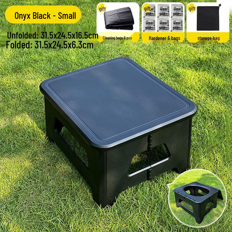 Portable Outdoor Camping Folding Toilet Seat - Odor-proof for Children & Adults