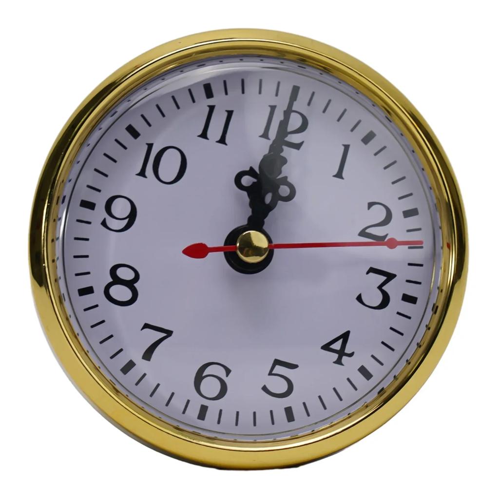 65/80/90/110mm DIY Quartz Clock Insert Movement Roman Bedside Antique Classic Watch Desk Decoration Insert Replacement Parts