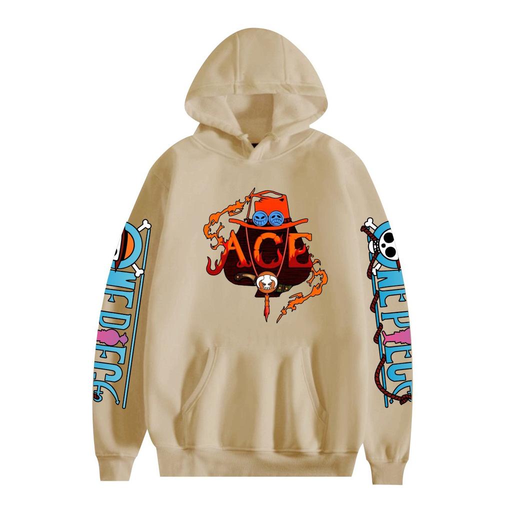 Unisex ONE PIECE  Anime Hoodie Sweatshirt for Mens Womens CARTOON Printed Cool Streetwear