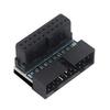USB3.0 90 Degree Right Angle Computer Motherboards Header Adapters For Space Saving Design Stable Connection