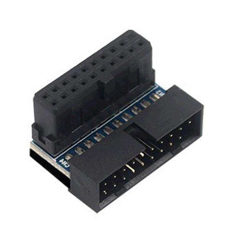 USB3.0 90 Degree Right Angle Computer Motherboards Header Adapters For Space Saving Design Stable Connection